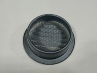 Ventilateur d'extraction mural FYM-YG noir, étanche, en acier inoxydable, à tête plate, économe en énergie, design moderne, pour cuisine et hôpital