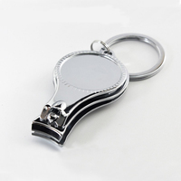 Porte-clés en métal classique et élégant personnalisé avec impression numérique, accessoire durable pour ouvre-boîte et bouteille