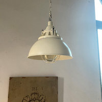 Lampe suspendue vintage crème, luminaire rétro pour bar, lampe suspendue E27, luminaire de plafond pour restaurant, café