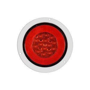 Feux arrière LED 24V avec guide de lumière rouge, jaune et blanc pour camions et remorques (feux de freinage, de clignotement et de recul) - Product Image 2