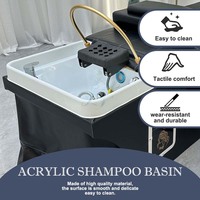 Prix d'usine, personnalisable, lit de lavage de cheveux de salon, station de lavage de cheveux de luxe pour massage thaïlandais, équipement de beauté professionnel, vente en gros