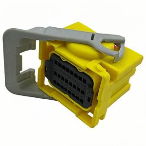 Connecteur de faisceau de câblage automobile <span class=keywords><strong>Tyco</strong></span> <span class=keywords><strong>Electronics</strong></span> 24 broches femelle, boîtier jaune 1-776773-0 - Product Image 4
