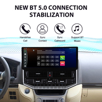 Écran ZWNAV 15,9 pouces pour Toyota Land Cruiser LC200 2016-2021, Android 15, Carplay, unité principale DSP, GPS, autoradio multimédia, stéréo OEM