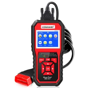 universal KW850 Konnwei escaner automotriz Scan Tool Car EOBD OBDII Diagnostic Tool with 16pin obdii cable