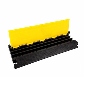 रबर केबल ट्रेंच स्पीड बम्प ग्राउंड वायर प्रोटेक्शन चैनल एंटी-क्रश केबल कवर प्लेट रोड केबल कवर ट्रेंच बोर्ड ब्रिज - Product Image 4