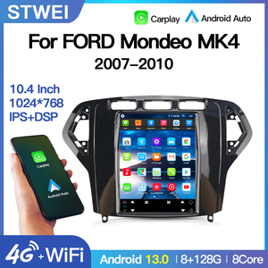 STWEI Android 13 para Tesla, Pantalla de Navegación de Video para Automóvil, para Ford Mondeo MK4 2007-2010, Radio Estéreo para Automóvil, Reproductor Multimedia, BT, GPS - Product Image 2