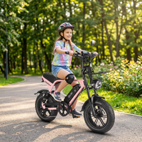 Vélo électrique OUXI V8 Mini 16 pouces à pneus larges, 36V 250W/350W, frein hydraulique, pour adultes et adolescents, disponible en entrepôt étranger