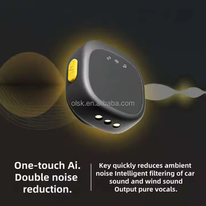 Беспроводной петличный микрофон Clavax CLLM-SX27 2.4G с двумя передатчиками и приемником, с ИИ-шумоподавлением и зарядным кейсом для видеоблогов - Product Image 2