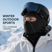 Masque Balaclava Unisexe Personnalisé avec Logo, Coupe-Vent Thermique Respirant pour le Ski, la Moto et les Sports de Plein Air