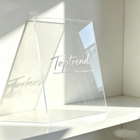 Vente en gros de plaques en acrylique transparentes de format A4, haute transparence pour la publicité et l'affichage