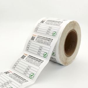 Adhesive <b>Paper</b> Custom Stickers Roll Thermal 4x6 Labels 100x150 Waterproof Shipping Barcode Labels Roll - Product Image 5