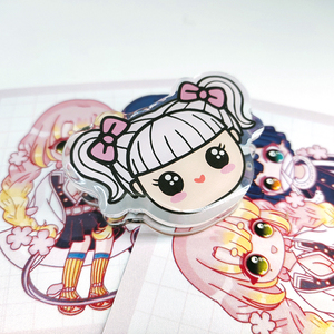 Hoa văn phòng văn phòng phẩm tập tin Clip trang trí trong suốt Acrylic kẹp giấy - Product Image 3