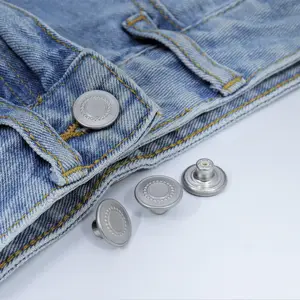 China wholesale top quality washable Custom Made Jeans Button Special With Logo Denim Buttons And Rivets