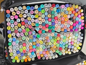 Marcadores de 48, 80, 100, <span class=keywords><strong>120</strong></span>, 168 y 216 Colores, Marcadores para Manga y Dibujo, Rotulador de Doble Punta con Alcohol, Punta Doble, Punta Gemela, para la Escuela - Product Image 2