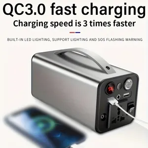 Portable Power Station 180W Portable Power Bank Outdoor Power Supply For Camping Backup