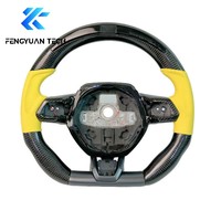 Volant en fibre de carbone forgé sur mesure pour Lamborghini Urus Huracan Gallardo Aventador Revuelto Svj Moza Hurucan Ceramic