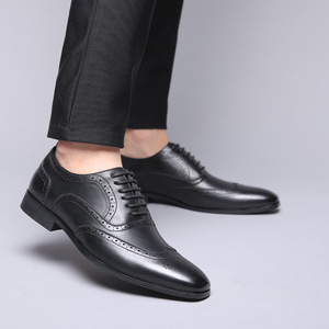 Nuove <span class=keywords><strong>Scarpe</strong></span> Eleganti <span class=keywords><strong>da</strong></span> Uomo con Rialzo Interno in Vera Pelle, Stile Europeo alla Moda per Matrimoni - Product Image 5