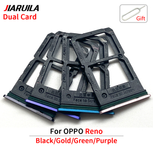 แผ่นช่องใส่ซิมการ์ดโทรศัพท์มือถือสำหรับ <span class=keywords><strong>OPPO</strong></span> <span class=keywords><strong>Reno</strong></span> <span class=keywords><strong>2F</strong></span> 2Z 5 5G 8T ถาดใส่ซิมการ์ดอะไหล่โทรศัพท์ - Product Image 3
