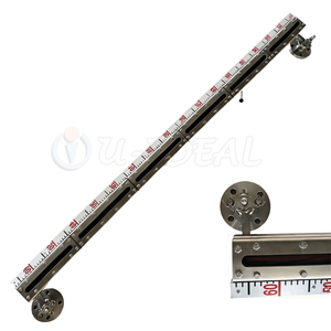 Jauge de niveau à flotteur <span class=keywords><strong>marin</strong></span> avec plaque en verre et vanne <span class=keywords><strong>auto</strong></span>-fermante, approuvée CCS, double lecture directe et par aiguille - Product Image 4