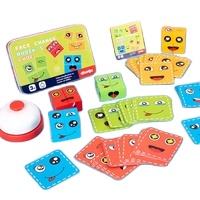 Puzle <span class=keywords><strong>de</strong></span> madera Montessori con forma <span class=keywords><strong>de</strong></span> campana para niños, juguete <span class=keywords><strong>de</strong></span> rompecabezas con forma <span class=keywords><strong>de</strong></span> <span class=keywords><strong>cubo</strong></span> que cambia la cara - Product Image 2