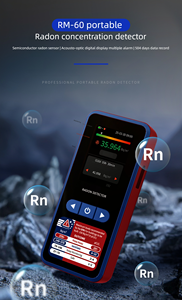 Aikesi RM-60 xách tay Radon Gas Detector-Phóng Xạ Radon gas bức xạ thử nghiệm thiết bị báo động - Product Image 2