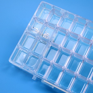 BECOL Wholesale 36 pozzetti scatola di tavolozza di vernice vuota tavolozza di vernice ad acquerello in plastica professionale vaso di vernice portatile per artista - Product Image 3