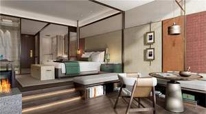 เฟอร์นิเจอร์<span class=keywords><strong>โรงแรม</strong></span>คอนราด เฟอร์นิเจอร์ห้องนอนหรูหราทันสมัยแบบใหม่ เฟอร์นิเจอร์วิลล่ารีสอร์ทสั่งทำพิเศษ ดีไซน์ไม้รักษ์โลก - Product Image 5