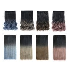 Palo de pelo vietnamita, Peluca de 2 tonos, antivarita, rizo Jerry recto rizado, estilos profundos sueltos, parte de pelo liso de hueso, herramienta ajustada - Product Image 1