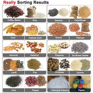 AI Intelligent 500-4000kg/h Chestnut Cashew Coffee Bean Almonds Olive Pistachio Color Sorter Rice Sorting Machine Plastic - Product Image 6