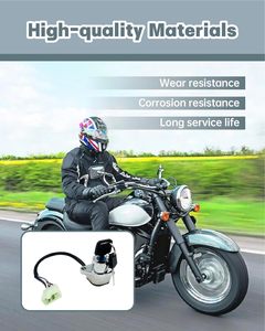 สวิตช์กุญแจสตาร์ทพร้อมกุญแจ ใช้ได้กับ <span class=keywords><strong>Kawasaki</strong></span> <span class=keywords><strong>Vulcan</strong></span> <span class=keywords><strong>400</strong></span> 500 800 900 |   ใช้ได้กับ EN400 EN500 VN400 VN800 VN900, คลาสสิค 27005-0032 - Product Image 3