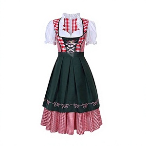 Robe traditionnelle bavaroise, costume de demoiselle d'honneur allemande pour l'Oktoberfest, costume d'Halloween - Product Image 1