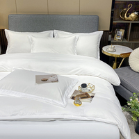Les textiles d'hôtel sont luxueux et doux, un ensemble de literie 4 pièces adapté à l'utilisation hôtelière