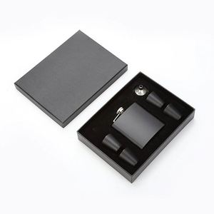 Coffrets Cadeaux d'Affaires : Flasques à Whisky Portables en Acier Inoxydable de 7oz avec Logo Personnalisé – Idéal pour la Fête des Pères - Product Image 2