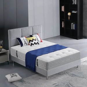 2023 hot sale bed smart factory custom Hypo-allergenic Twin King Size 12 13 Inch Hybrid Pocket Spring Mattress in a box