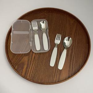 Children's Stainless Steel Spoons And Forks 304 Bpa Free With Case For Baby Feeding And Dessert Use - Product Image 4