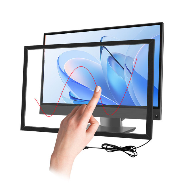 Factory Supply 15 21.5 24 27 32 Inch Infrared Touch Frame Diver-Free USB Cable Plug-and-Play