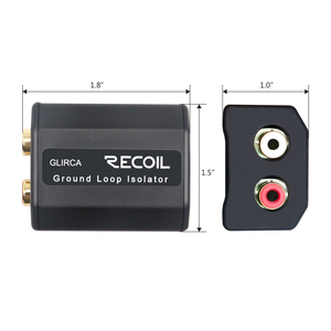 อุปกรณ์แยกสัญญาณเสียงแบบวงจรปิด 2 ช่องสัญญาณ RCA สเตอริโอ รุ่น Edge GLIRCA ออกแบบมาสำหรับสัญญาณเสียง ช่วยลดเสียงรบกวน - Product Image 5