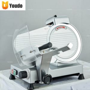 Nouvelle <span class=keywords><strong>trancheuse</strong></span> <span class=keywords><strong>à</strong></span> viande électrique professionnelle 220V, lame en acier inoxydable, épaisseur réglable, coupe facilement le bacon congelé, le <span class=keywords><strong>jambon</strong></span> fumé - Product Image 6