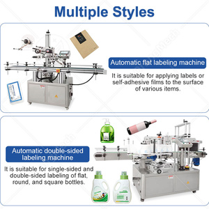 Applicateur d'étiquettes semi-automatique ORME pour bouteilles rondes en plastique, gobelets en papier, machine d'impression d'autocollants - Product Image 3