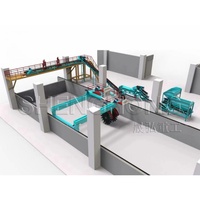Machine de compostage et de mélange à grandes roues de 6 m, type empileur de roues