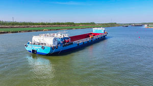 Navire de transport de conteneurs de 67,6 m, taille du réservoir de carburant et marque du moteur personnalisables, barge de transport maritime à vendre - Product Image 2