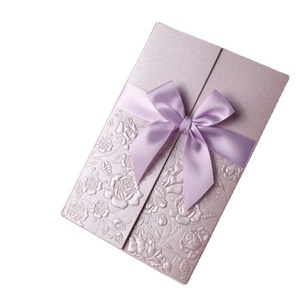 Tarjetas de Agradecimiento con Impresión Personalizada y Logotipo en Relieve, Tarjetas de Felicitación, Invitaciones de Boda con Sobre - Product Image 3