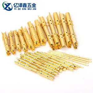 Professional Custom Precision electronics gold plating copper contact pin Manufacturer