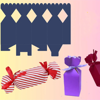 Boîte en forme de bonbon Boîte cadeau de fête de bonbon personnalisée en gros, Boîte de craquelins