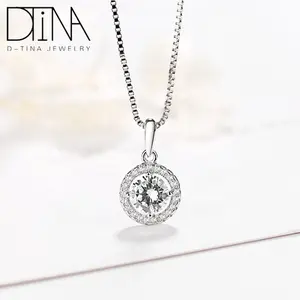 New fashion sterling silver pendant 925 silver material CZ stone jewelry