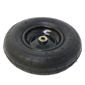 Neumático y Rueda 4.00-6, Neumático de Goma Neumático para Carretilla de 13 Pulgadas con Rodamientos de 5/8" y 3/4" - Product Image 5
