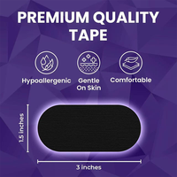 Bande adhésive buccale anti-ronflement personnalisée en gros, hypoallergénique, sans latex, à colle forte pour un meilleur sommeil