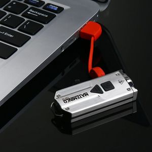 MATEMINCO CSF02 Nichia 219C+365nm LED UV+ LED rouge 300LM Mini lampe torche USB rechargeable pour <span class=keywords><strong>la</strong></span> <span class=keywords><strong>défense</strong></span> personnelle - Product Image 4