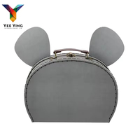 Caja de Regalo de Papel con Estampado de Conejo para Niños, Maleta de Cartón Infantil, Caja con Impresión Personalizada