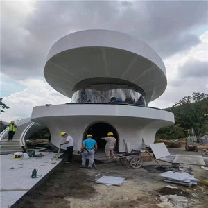 Revêtement de façade extérieur en panneaux solides en aluminium PVDF sur mesure, mur-rideau métallique pour la construction commerciale - Product Image 1